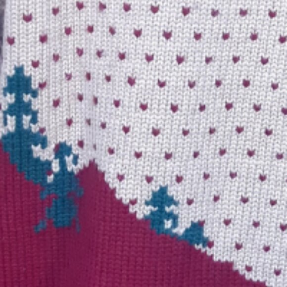 Polo Ralph Lauren SZ XL Vintage Wool Alpine Heavy Red & Beige Outdoor Sweater - Picture 7 of 16